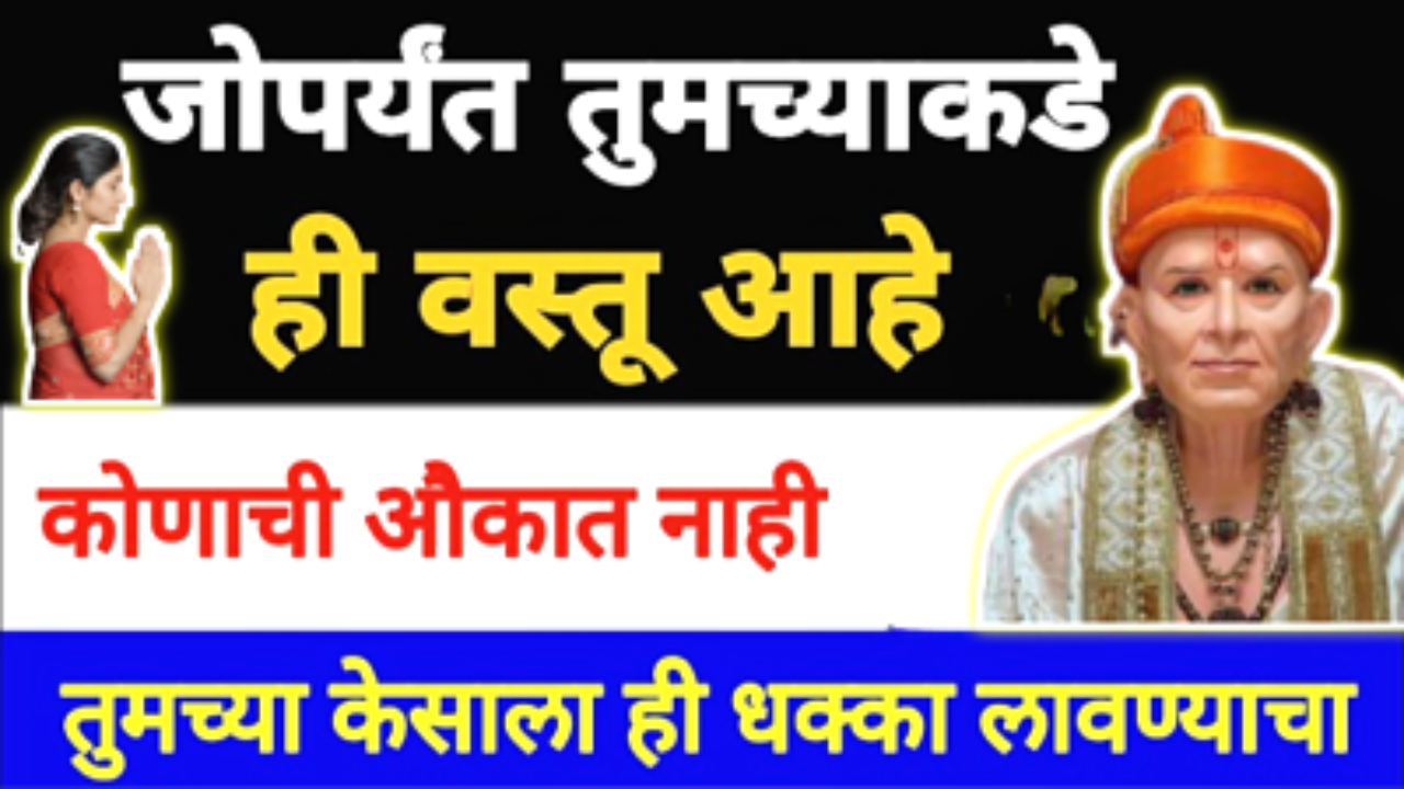 ही 1 वस्तू जवळ ठेवा , कुणी त्रास द्यायचा हिंमत करणार नाही…
