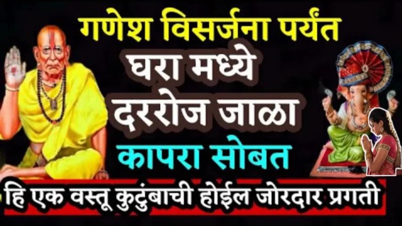 Burn this 1 item daily in the house till Ganesh Visarjan