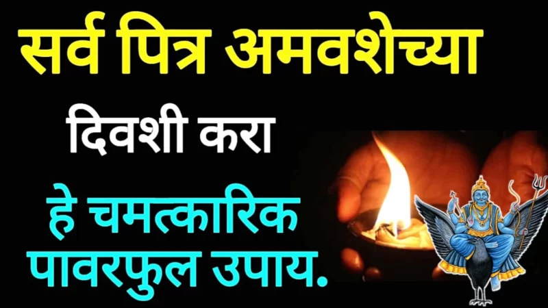 miraculous remedy on Sarvapitri Amavasya