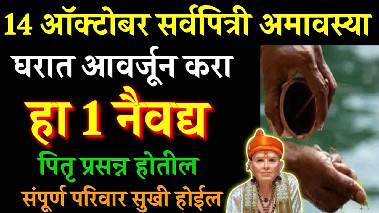 उद्या सर्वपित्री अमावस्या, नक्की करा हा नैवेद्य, पितर खुश होतील…