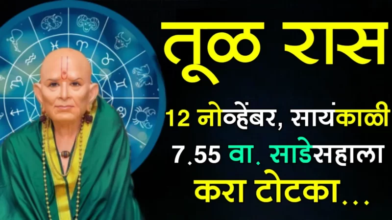 November 12 tula rashifal